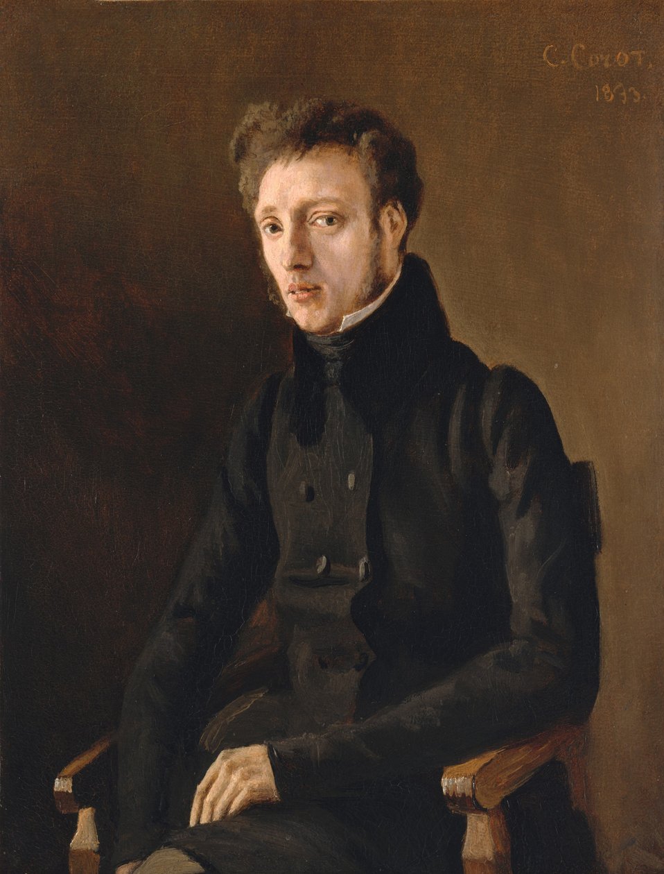 Toussaint Lemaistre af Jean Baptiste Camille Corot