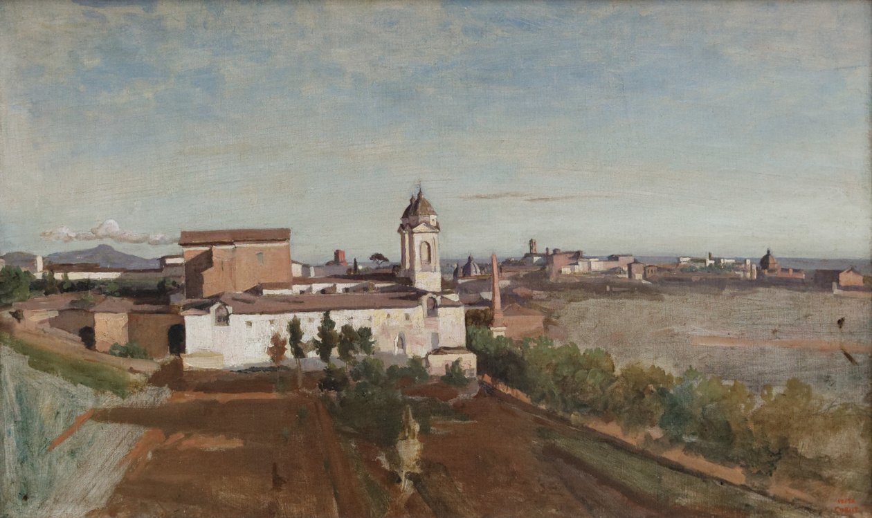 Trinità dei Monti af Jean Baptiste Camille Corot
