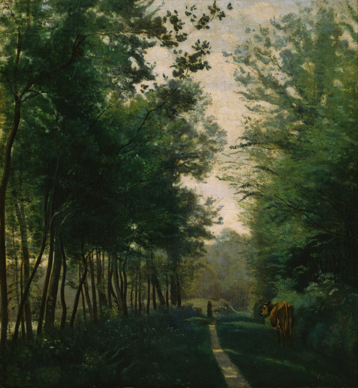 Byen Avray af Jean Baptiste Camille Corot