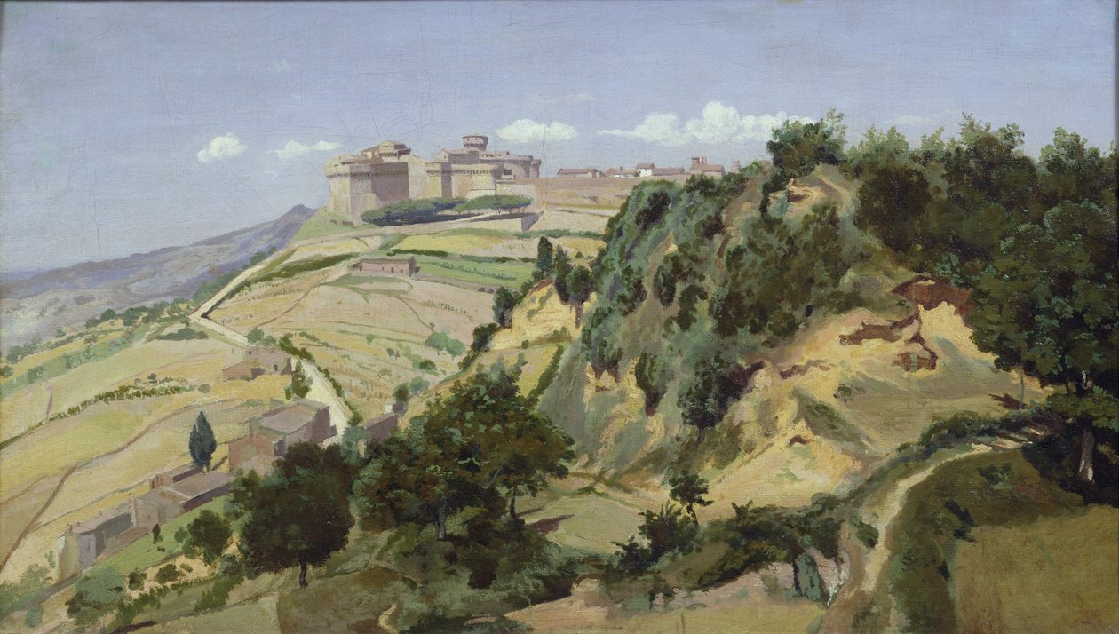 Volterra, 1834 af Jean Baptiste Camille Corot
