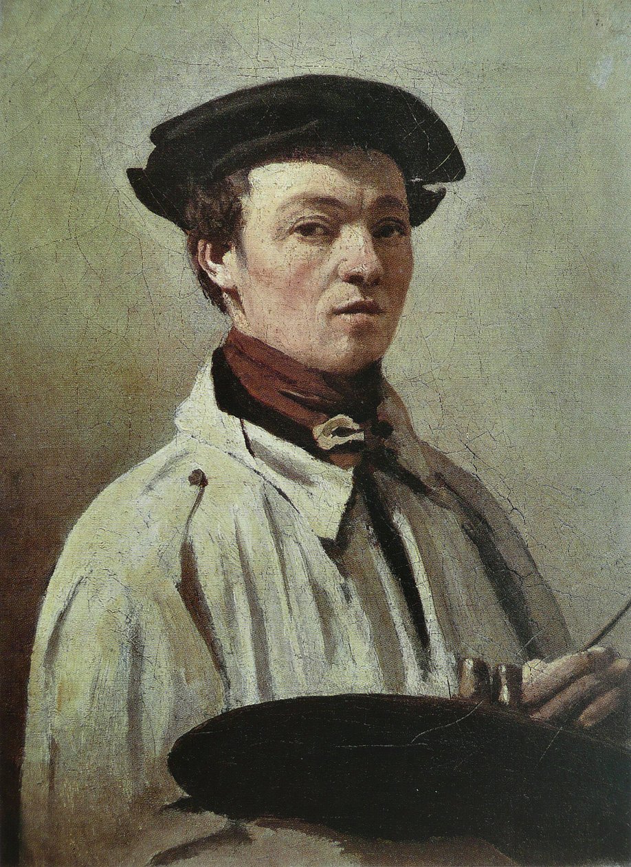 selvportræt af Jean Baptiste Camille Corot