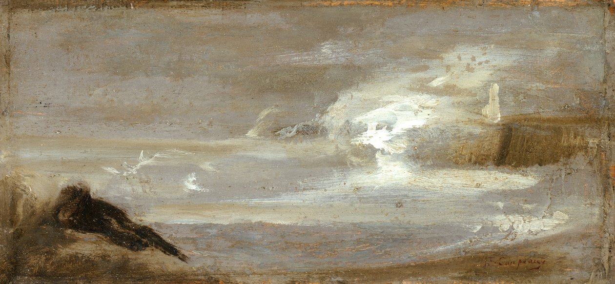 Sølandskab, ca. 1850-60 af Jean Baptiste Carpeaux