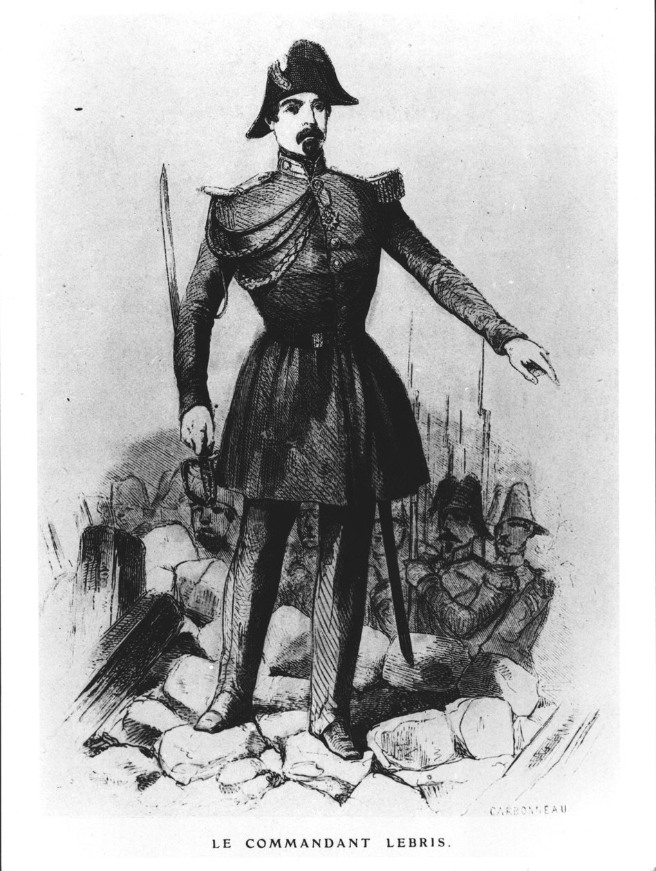 Kommandør Lebris, ca. 1848 af Jean Baptiste Charles Carbonneau
