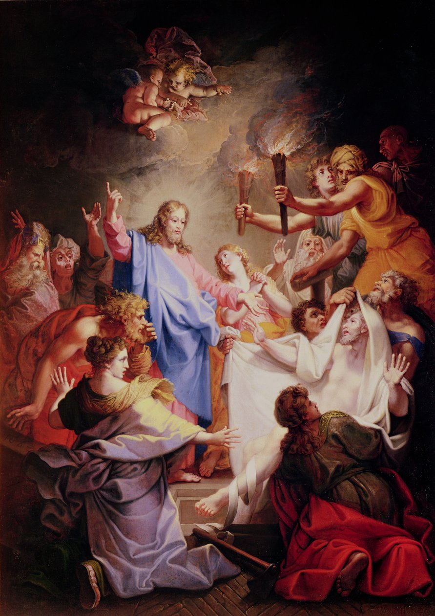 Lazarus opstandelse af Jean Baptiste Corneille