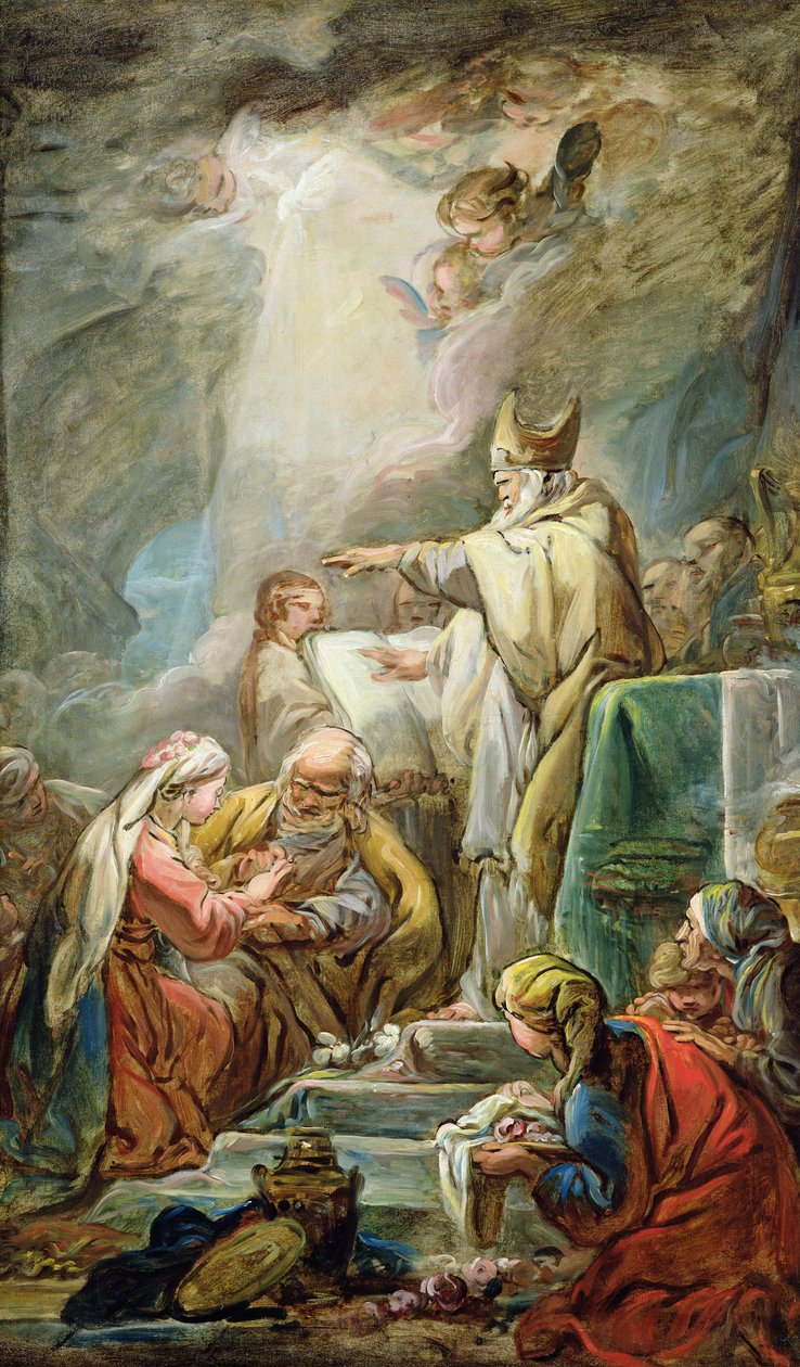 Jomfruens ægteskab, c.1763 af Jean Baptiste Deshays de Colleville