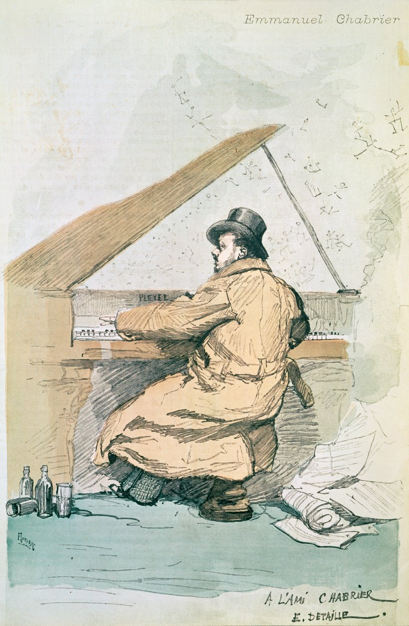 Emmanuel Chabrier, omslagsillustration fra 