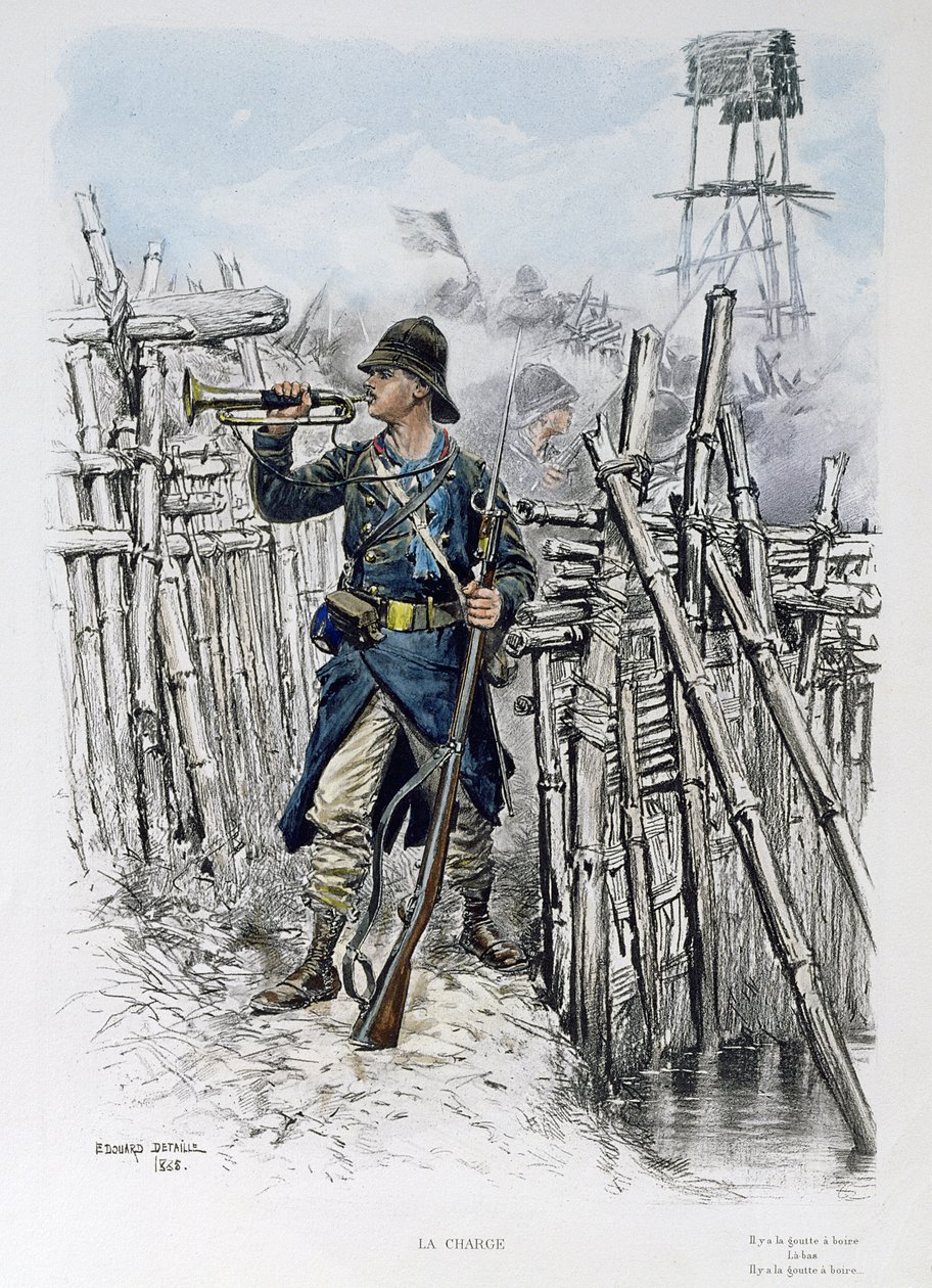 Anklagen, 1885 af Jean Baptiste Edouard Detaille