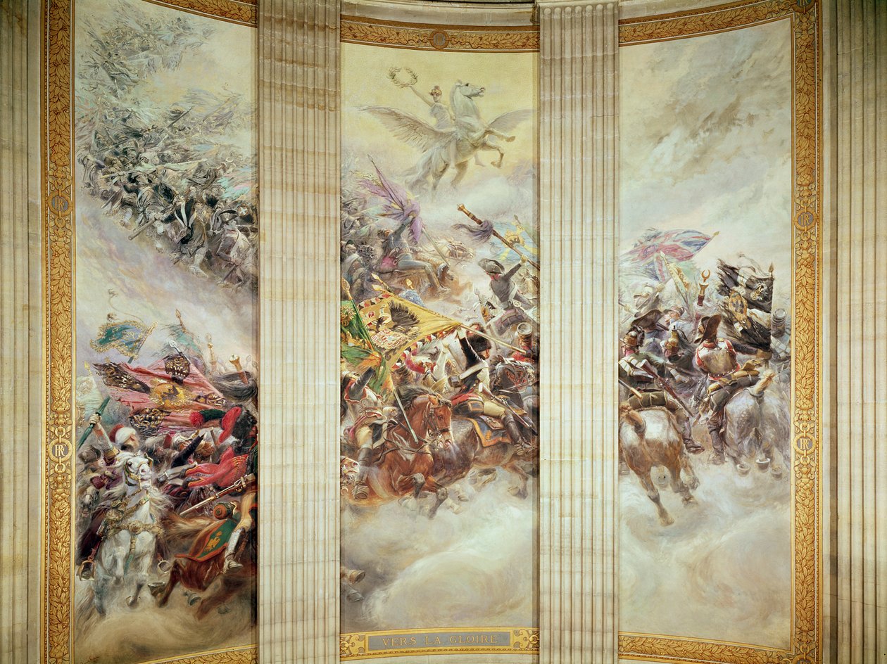 Towards Glory (vægmaleri) af Jean Baptiste Edouard Detaille