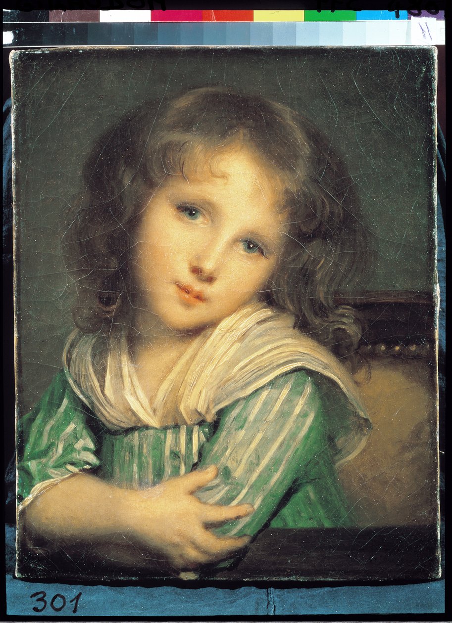 Pige ved vinduet af Jean Baptiste Greuze