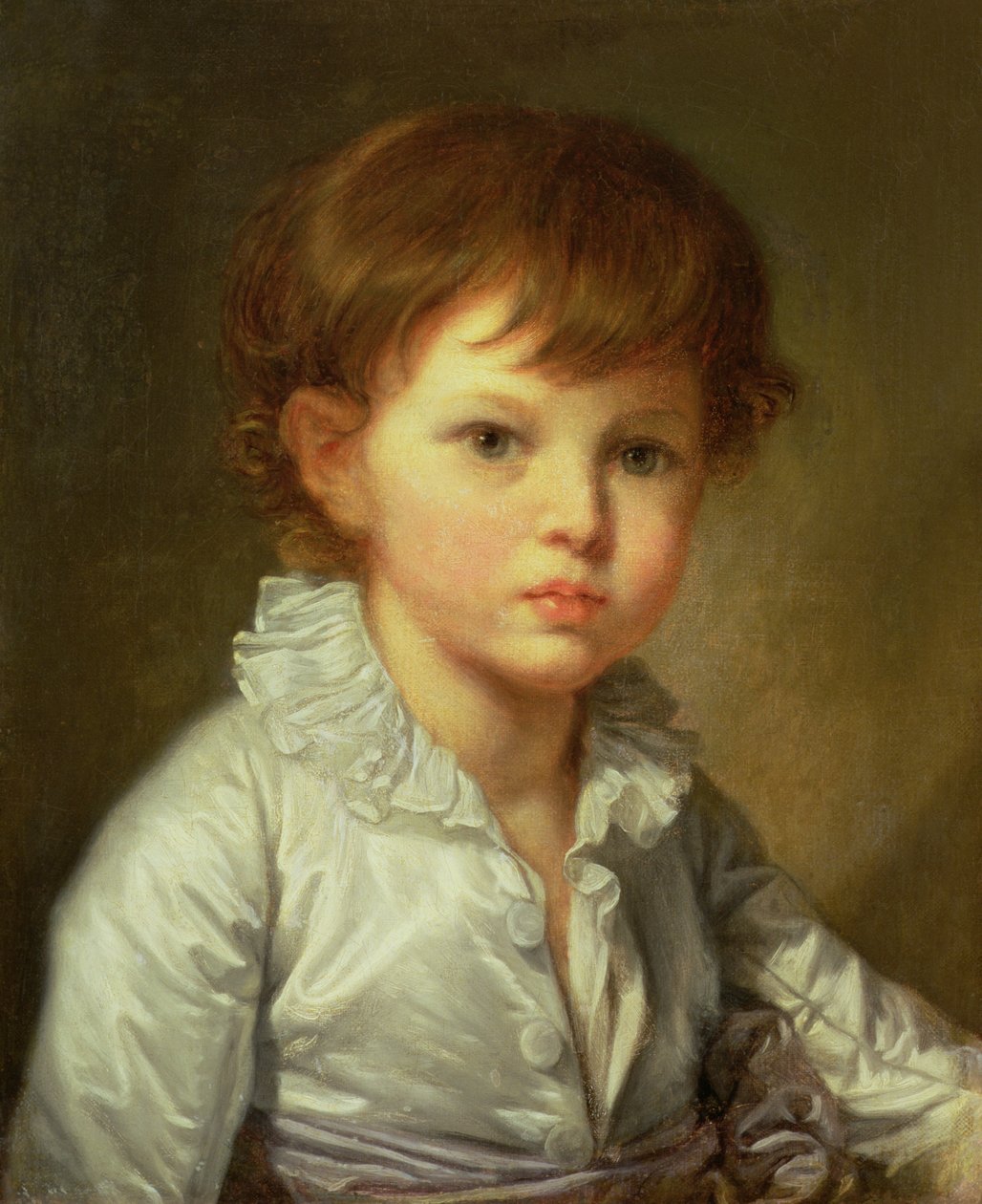 Portræt af grev Stroganov som et barn, 1778 af Jean Baptiste Greuze