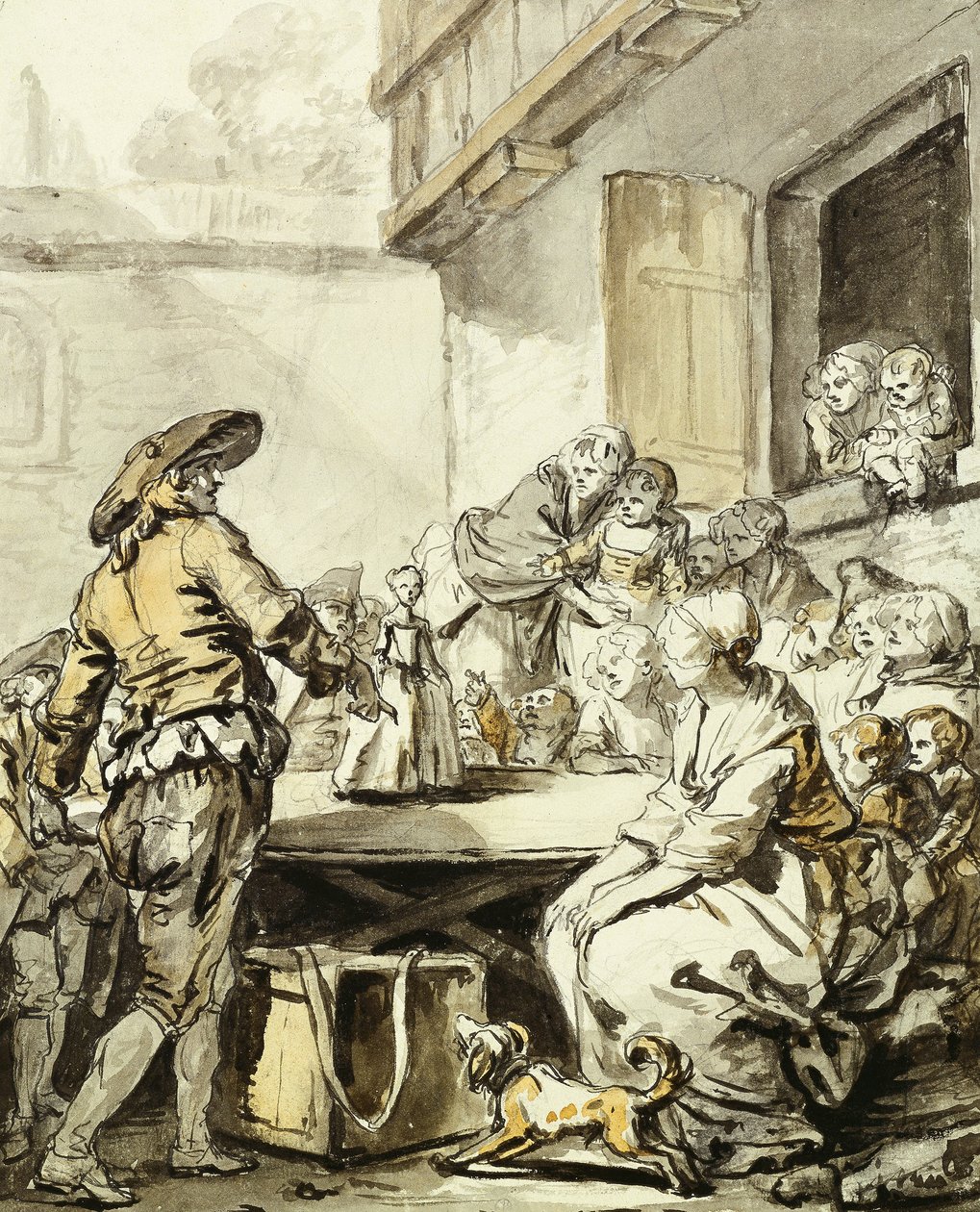 Savoyard med en dansende dukke af Jean Baptiste Greuze