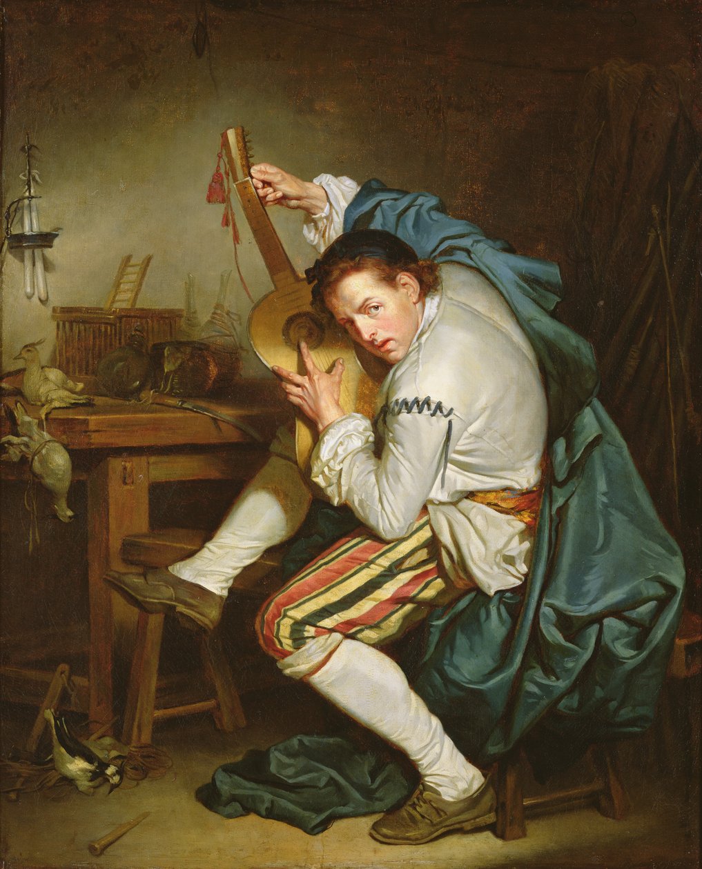 Guitaristen af Jean Baptiste Greuze