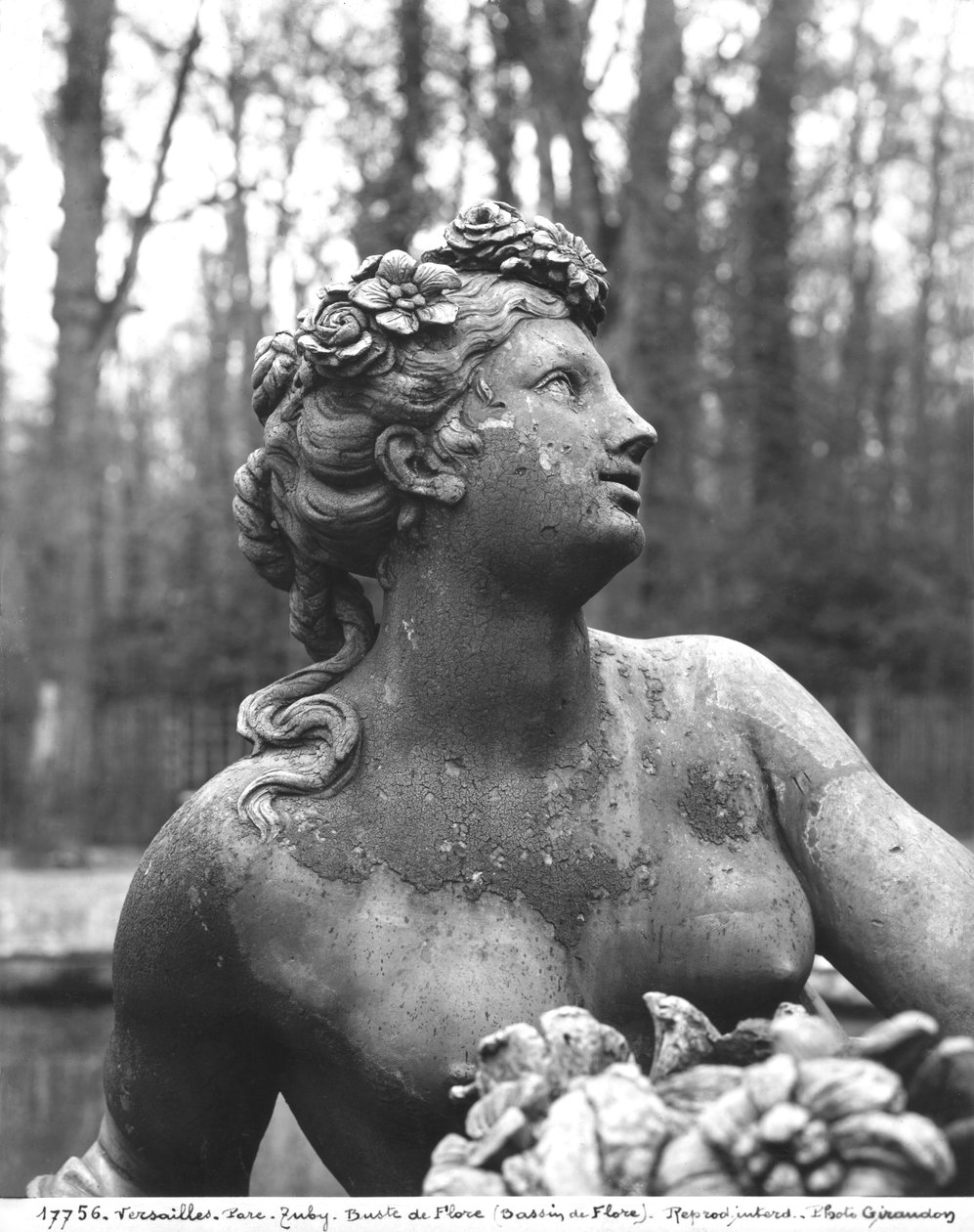 Flora (detalje, se også 252765) (bronze) af Jean Baptiste I Tuby