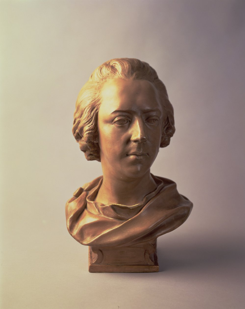 Prins Charles Edward Stuart (1720-88), ca. 1748 (gips) af Jean Baptiste II Lemoyne