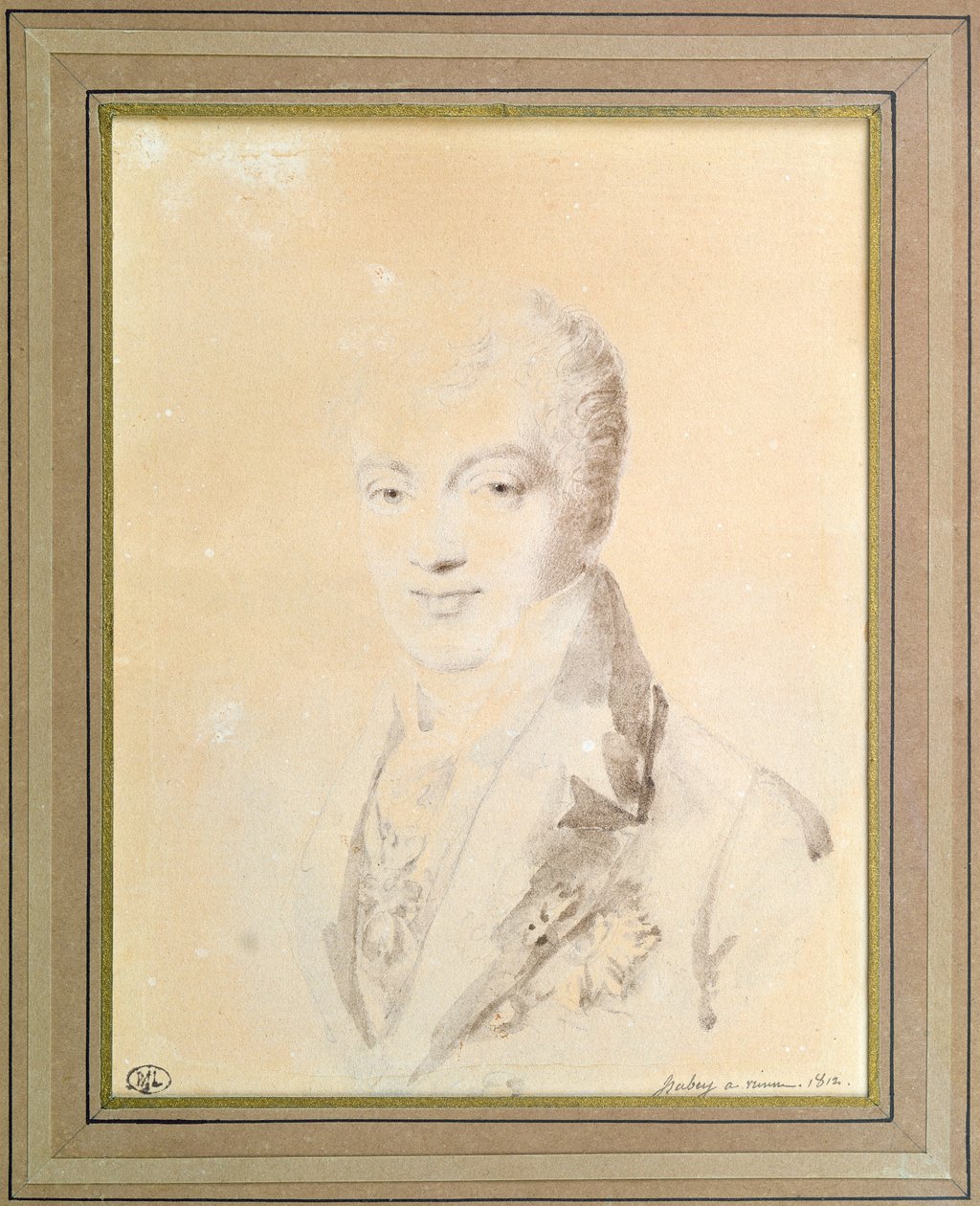 Klemens Wenzel Nepomuk Lothar (1773-1859) Prins af Metternich-Winneburg, 1812 af Jean Baptiste Isabey