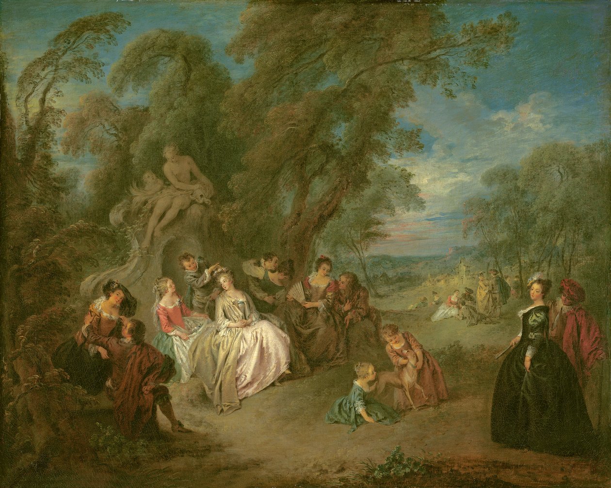 Landsfest, ca. 1730 af Jean Baptiste Joseph Pater