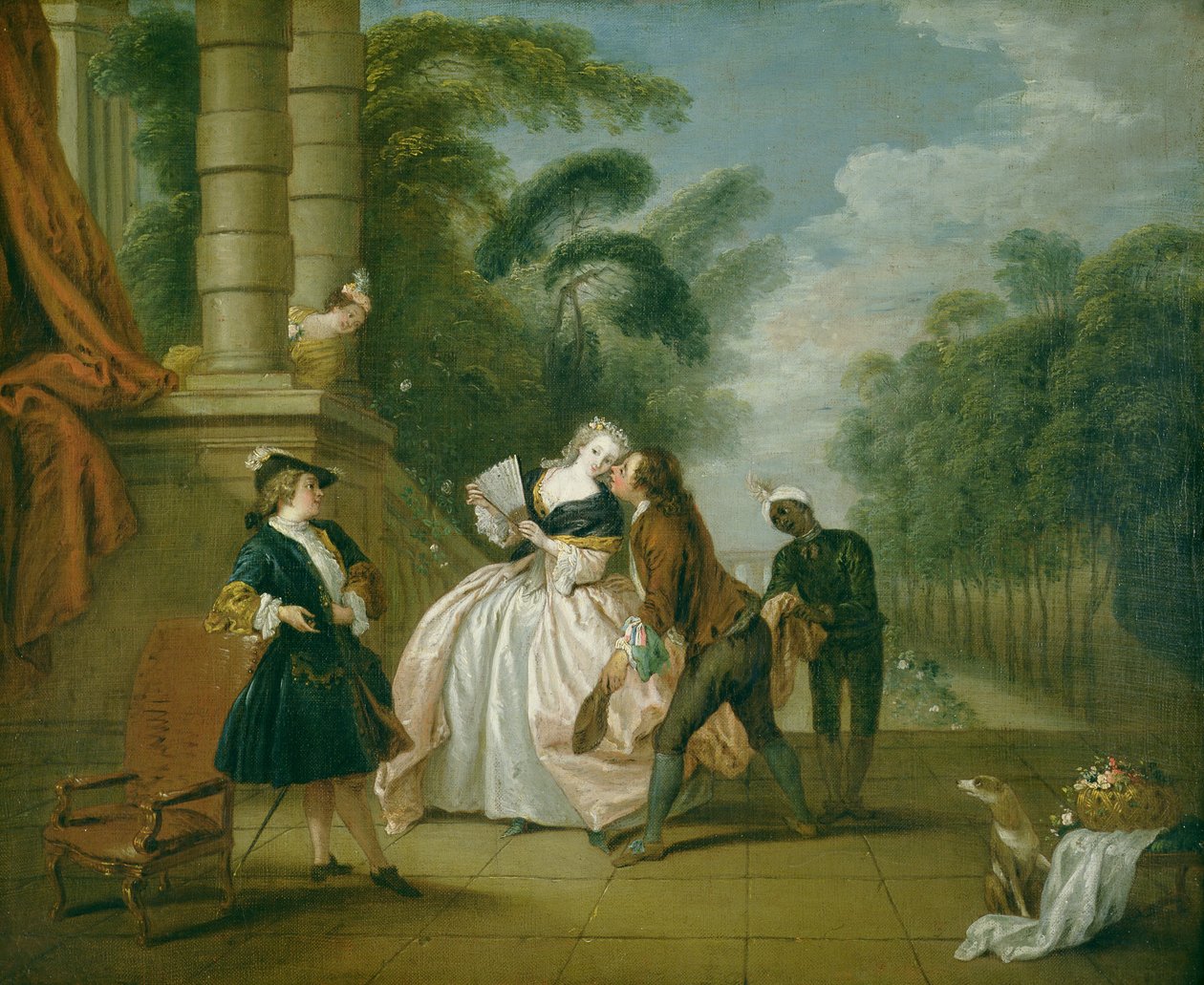 Kysset af Jean Baptiste Joseph Pater