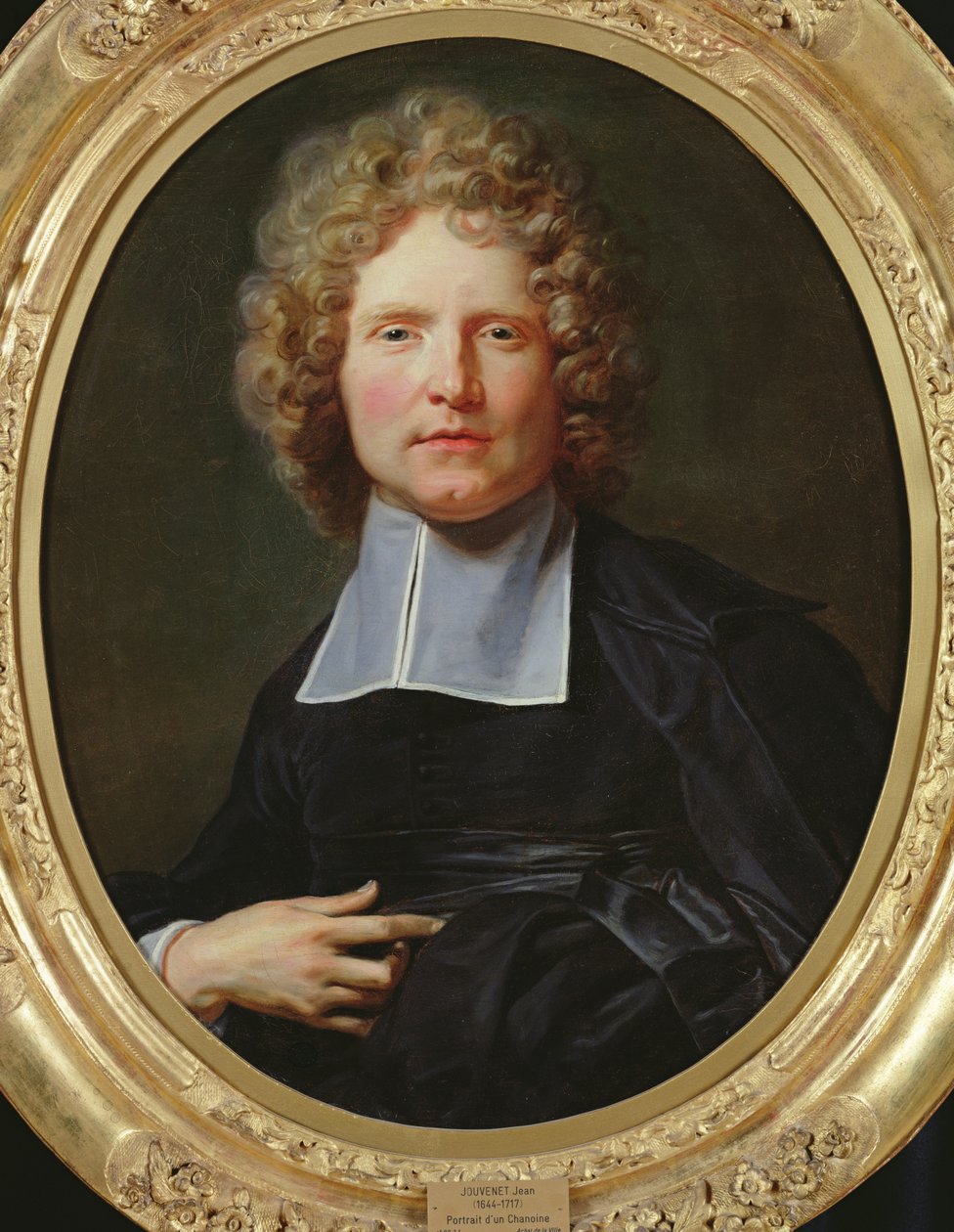 Portræt af en kanon af Jean Baptiste Jouvenet