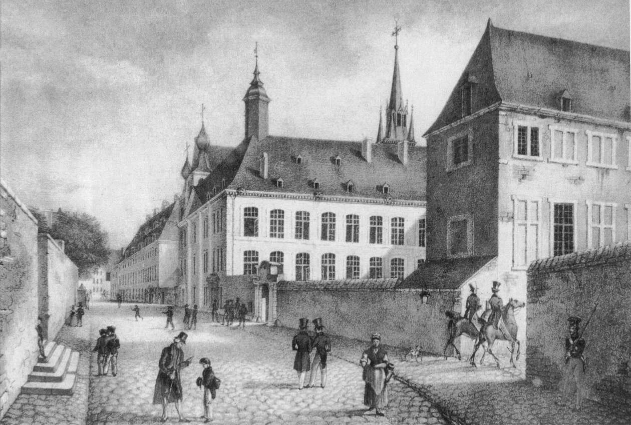 Det kongelige Athenaeum 1828 af Jean Baptiste Madou