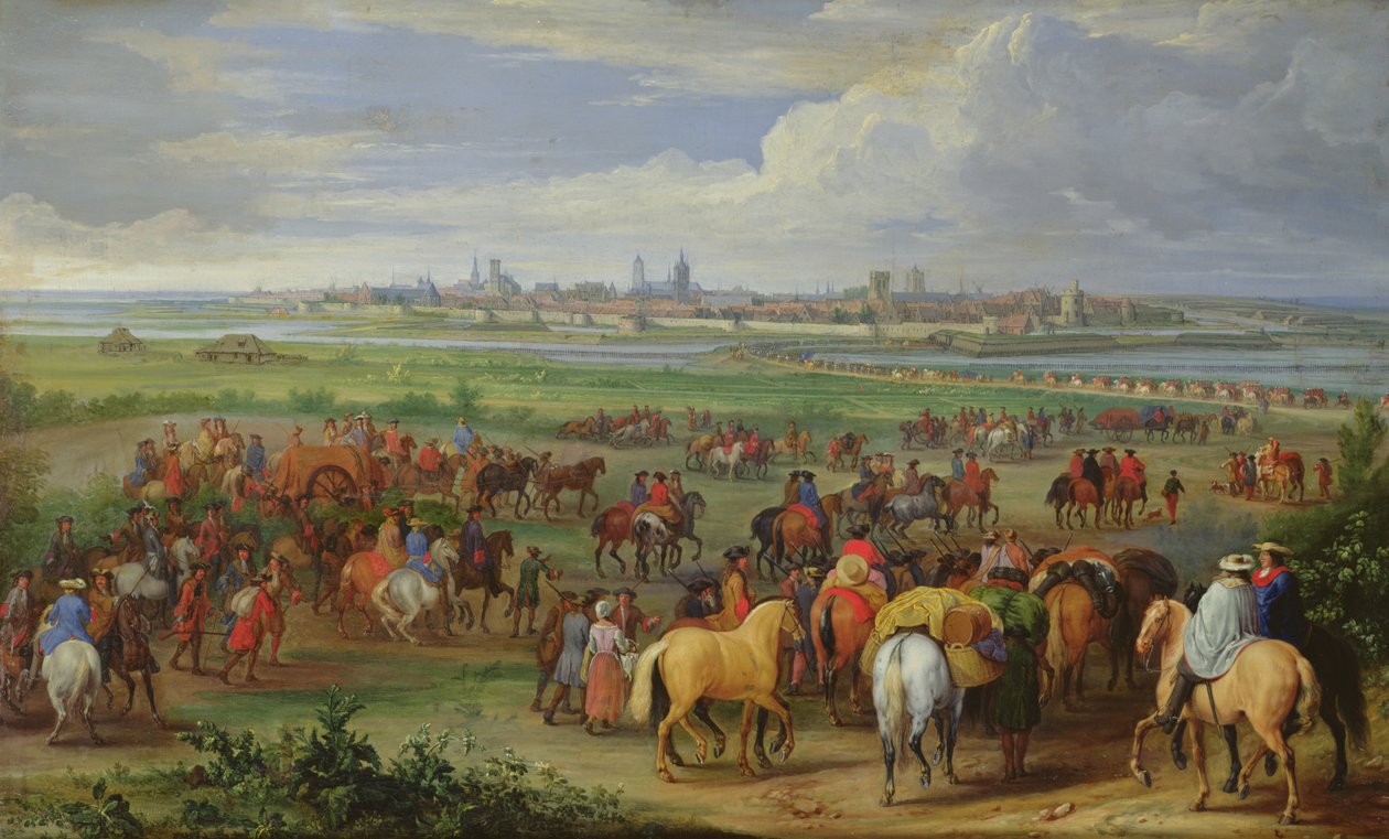 Den franske hærs indtog i Ypres, 1678 af Jean Baptiste Martin