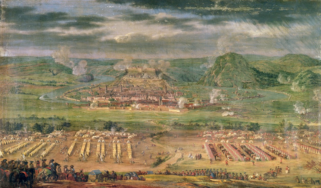Belejringen af Besançon i maj 1674 af Jean Baptiste Martin