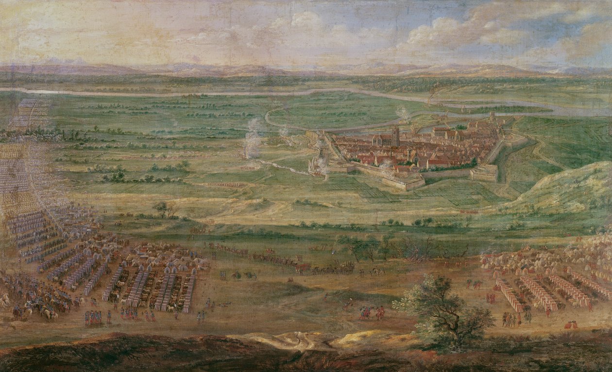 Belejringen af Dole i juni 1674 af Jean Baptiste Martin