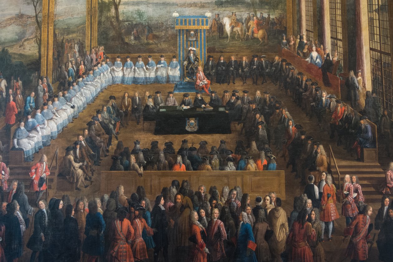 Lærred af Estates General of Languedoc af Jean Baptiste Martin