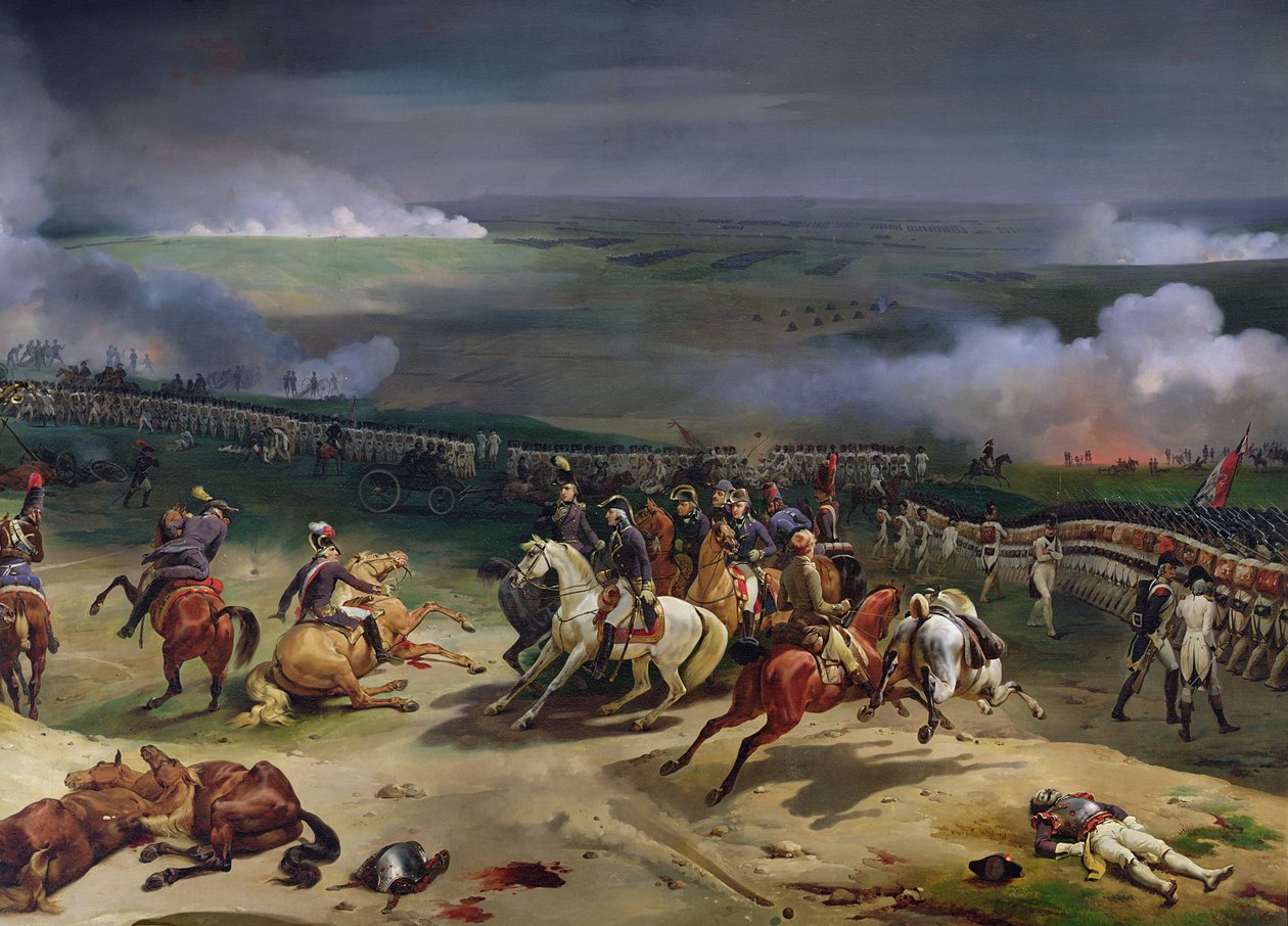 Slaget ved Valmy, 20. september 1792, 1835 (detalje af højre side) af Jean Baptiste Mauzaisse