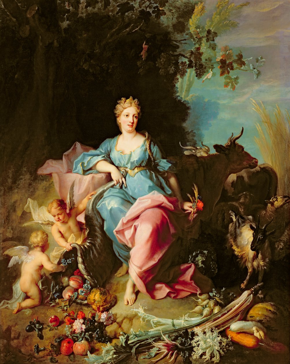 Overflod, 1719 af Jean Baptiste Oudry