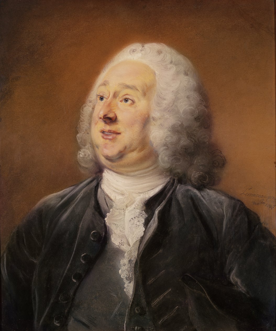 Greve af Bastard, 1747 (pastel på papir) af Jean Baptiste Perronneau
