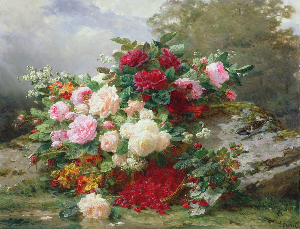 Efterårsblomster af Jean Baptiste Robie