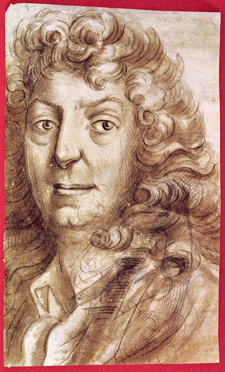 Jean Racine (1639-99) af Jean Baptiste Santerre