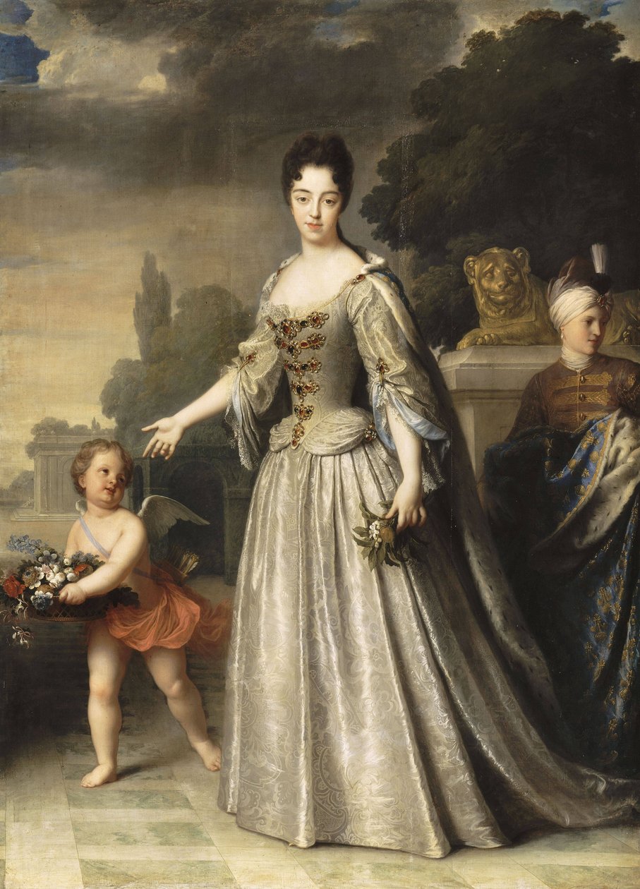 Portræt af Marie-Adélaïde af Savoyen af Jean Baptiste Santerre