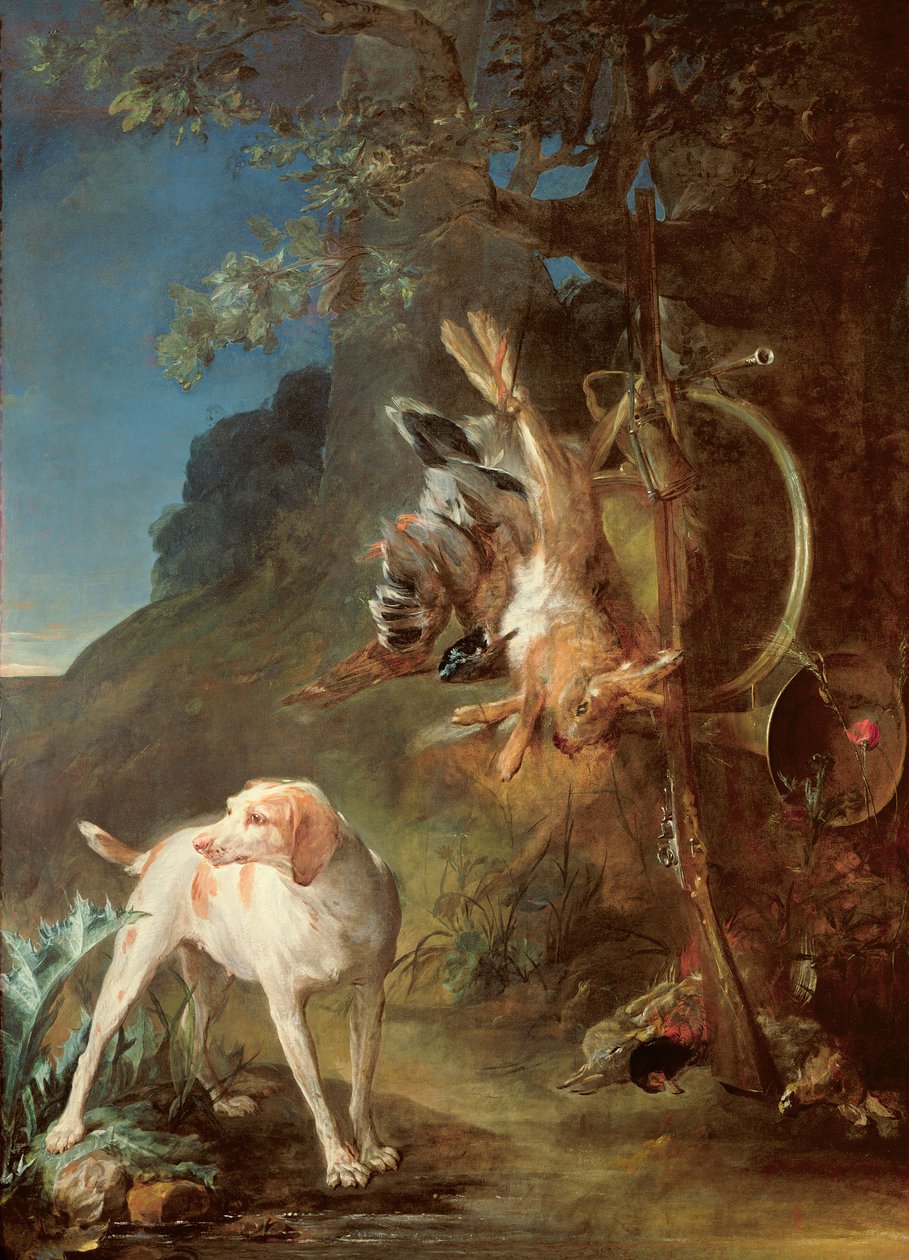 Hund og Vildt, 1730 af Jean Baptiste Simeon Chardin