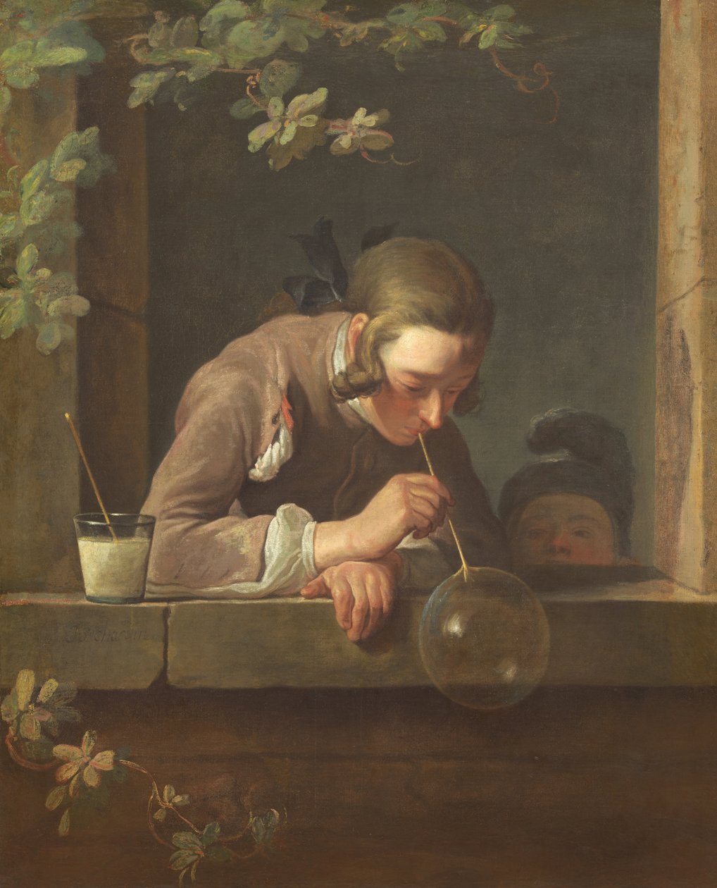 Sæbebobler af Jean Baptiste Simeon Chardin