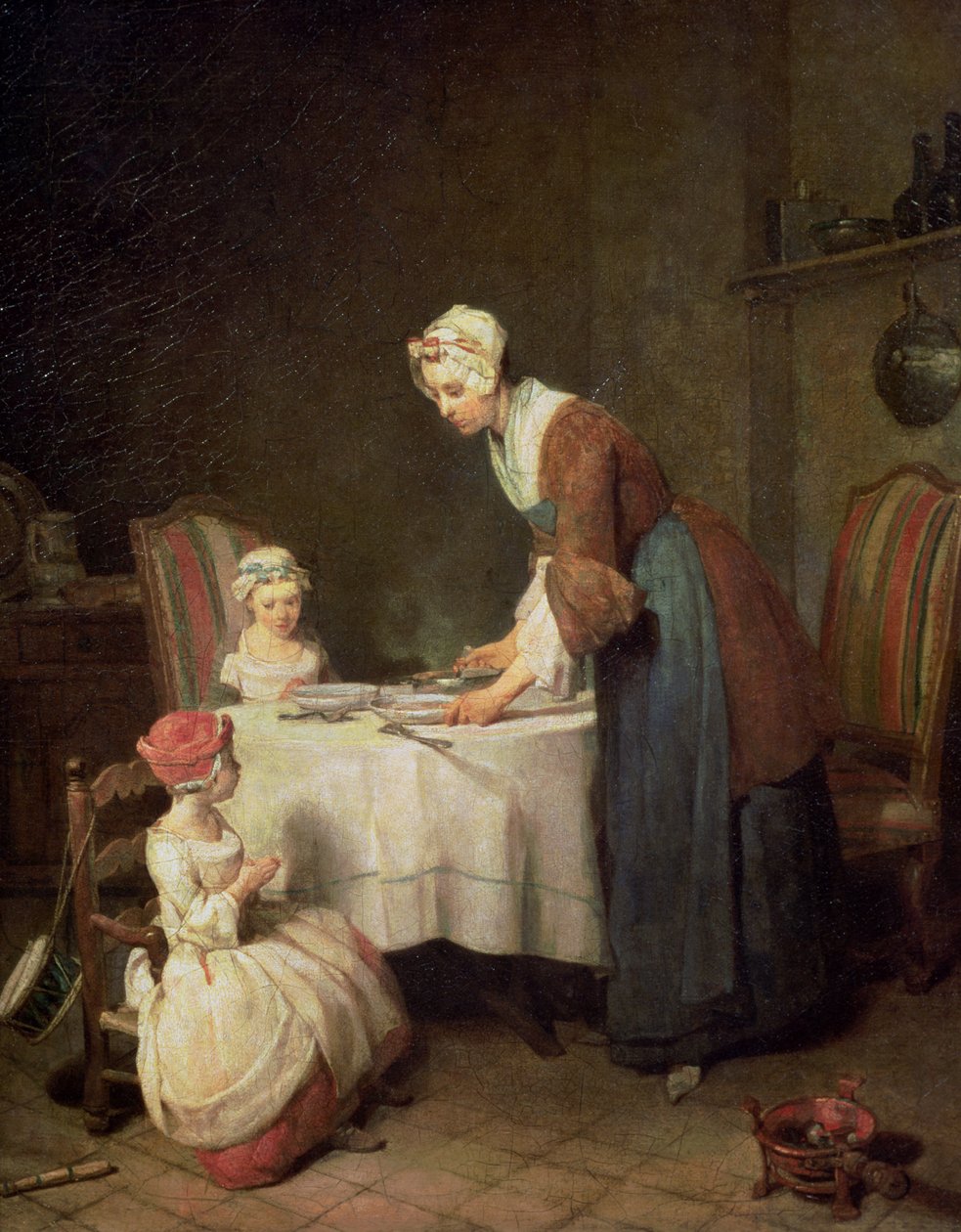 The Grace, 1740 (se også 204988) af Jean Baptiste Simeon Chardin