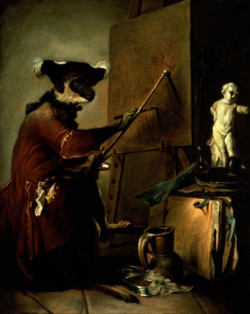 Abemaleren, 1740 af Jean Baptiste Simeon Chardin