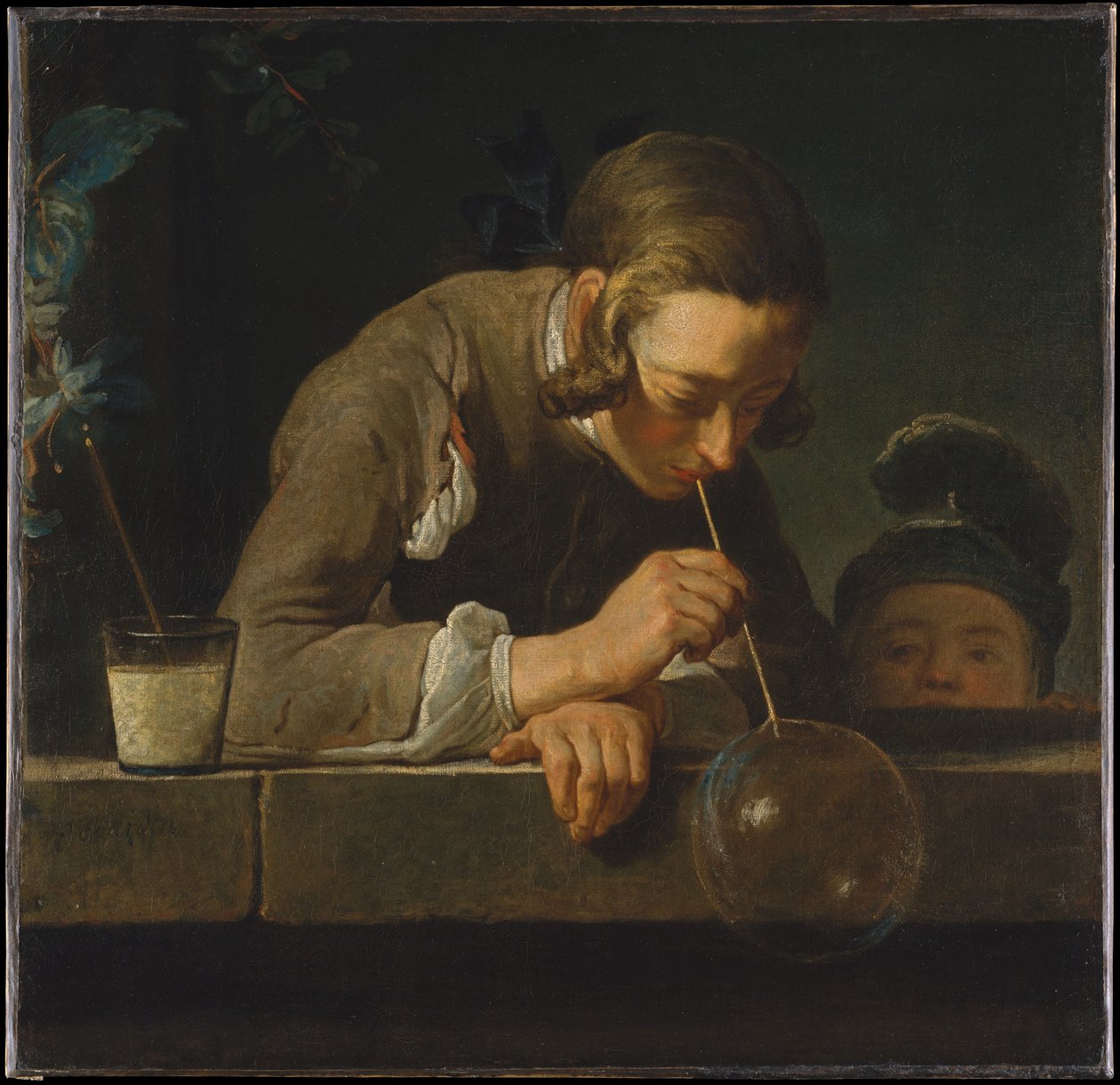 Sæbeblæser af Jean Baptiste Simeon Chardin