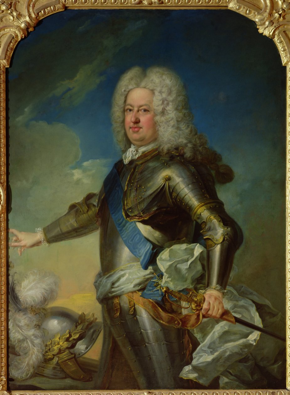 Portræt af Stanislas Lesczinski (1677-1766), konge af Polen af Jean Baptiste van Loo