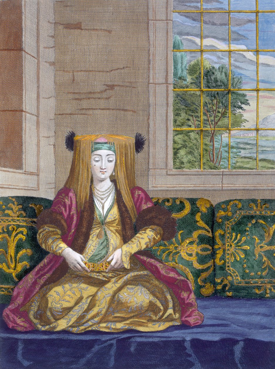 En brud, ca. 1708 af Jean Baptiste Vanmour