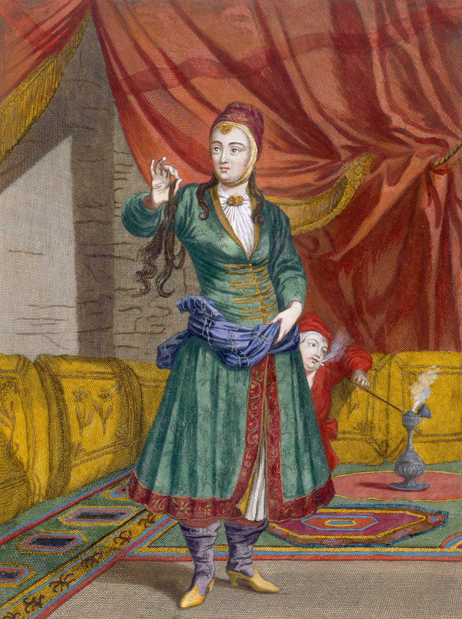 En persisk pige, ca. 1708 af Jean Baptiste Vanmour