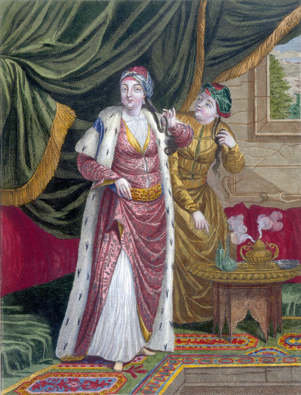 Sultana Asseki, ca. 1708 af Jean Baptiste Vanmour