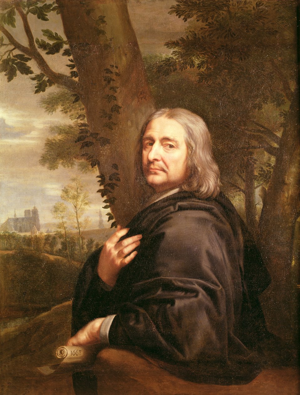Portræt af Philippe de Champaigne, 1668 af Jean Baptiste de Champaigne