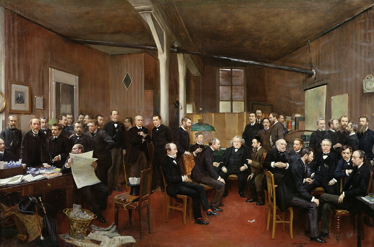 Journal des Debats, 1889 af Jean Beraud