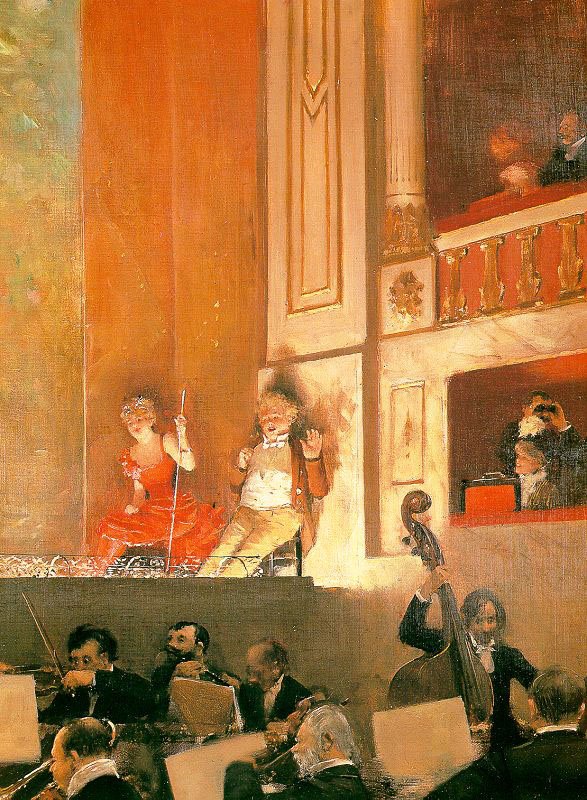Repræsentation på Theatre des Varietes af Jean Beraud