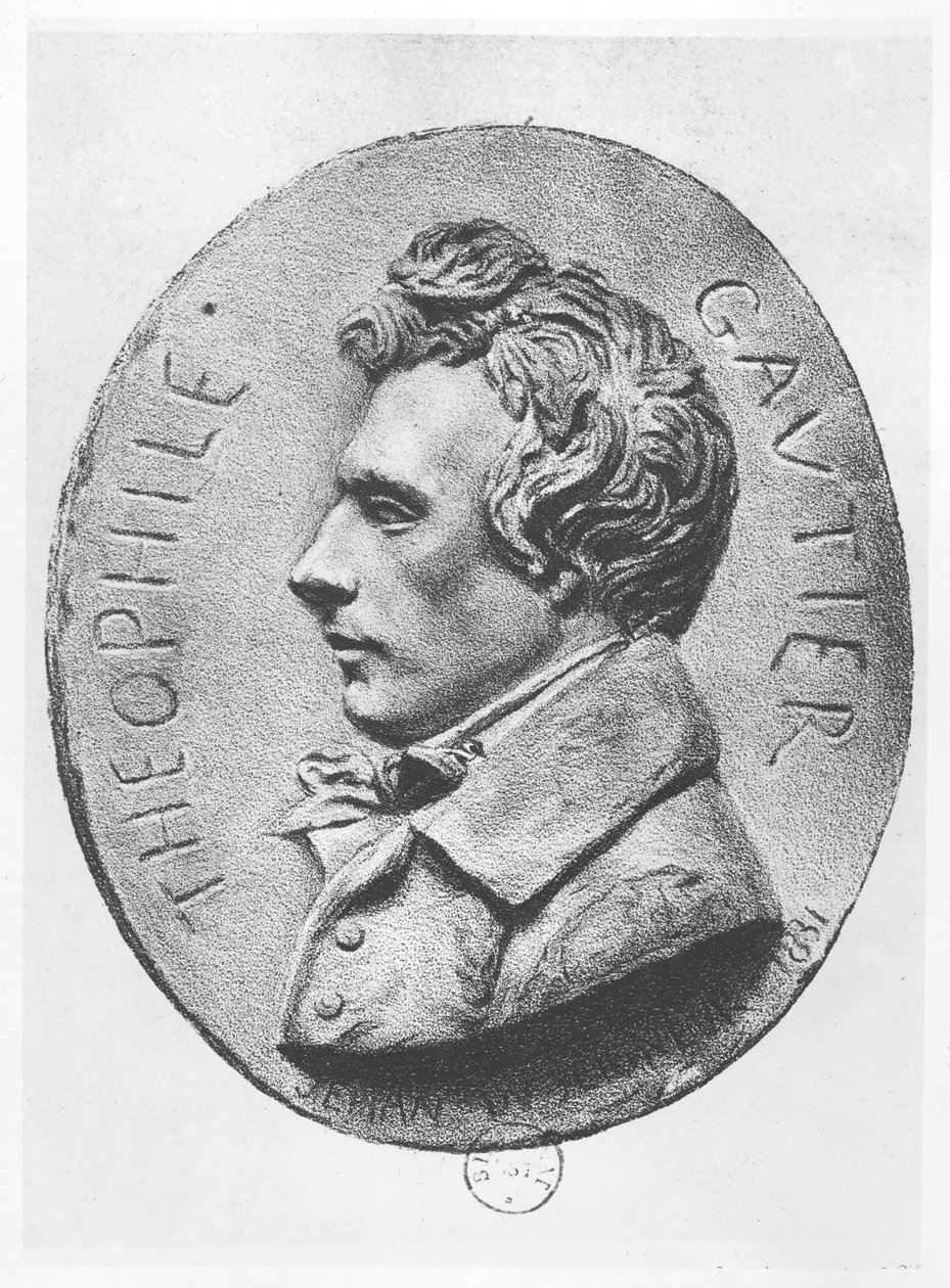 Medaljon af Théophile Gautier af Jean Bernard Duseigneur