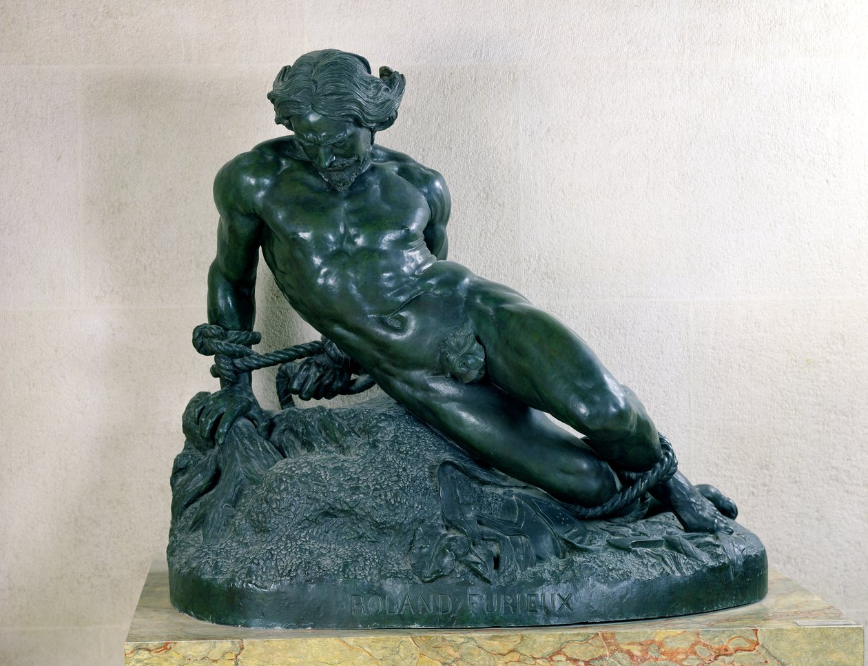 Orlando Furioso (bronze) af Jean Bernard Duseigneur