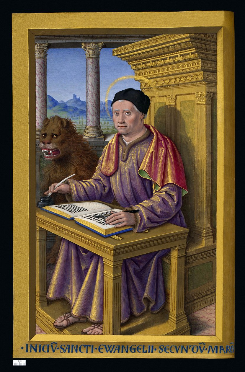 Markér evangelisten af Jean Bourdichon