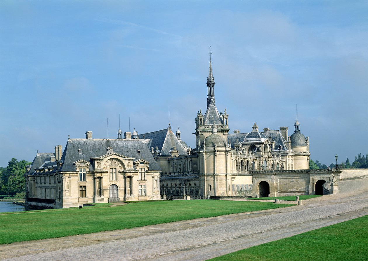Petit Chateau, også kaldet Chatelet eller Capitainerie, kapeltårnet og Grand Chateau, ca. 1560 af Jean Bullant