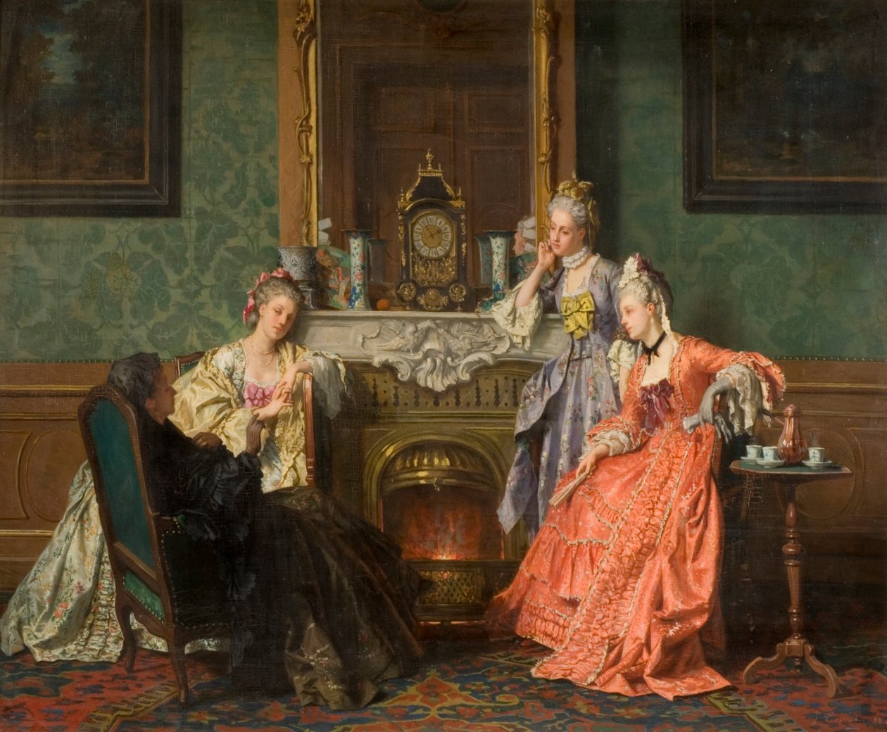 Eftermiddagste, 1879 af Jean Carolus